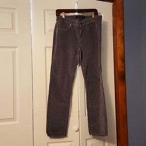 Women's Calvin Klein Gray Corduroy, Size 14